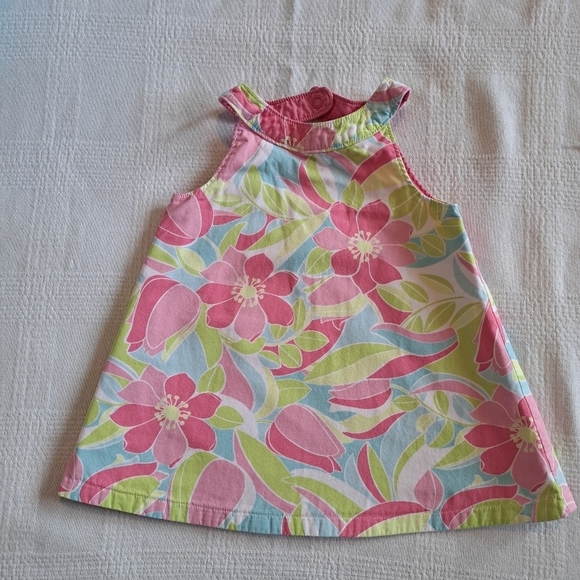 Gymboree girls 6-12 months reversible dress Palm Springs Line - Picture 4 of 5